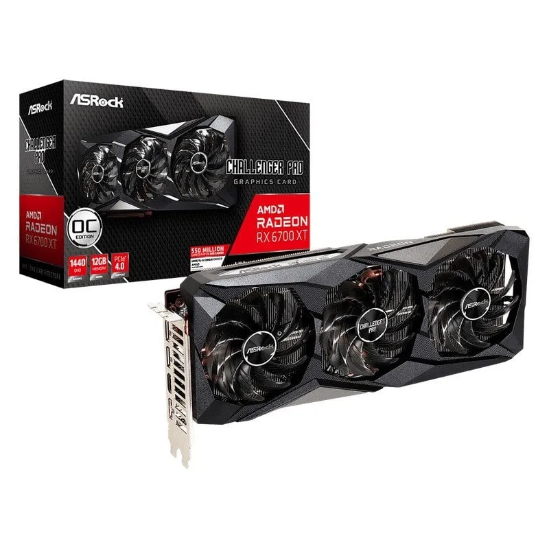RADEON 6700XT 12GB ASROCK CHALLENGER PRO